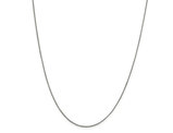 Curb Chain Necklace in Sterling Silver 18 Inches (0.700 mm)